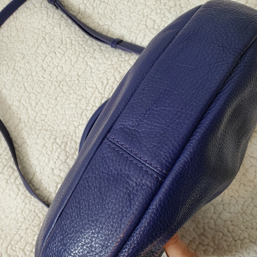MARC BY MARC JACOBS - Classic Q Hillier Hobo Crossbody Shoulder Bag Deep Blue - Picture 5 of 15